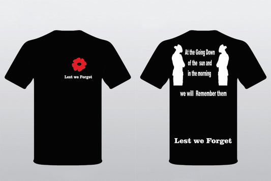 Anzac Shirt to show respect for our fallen and current Diggers
