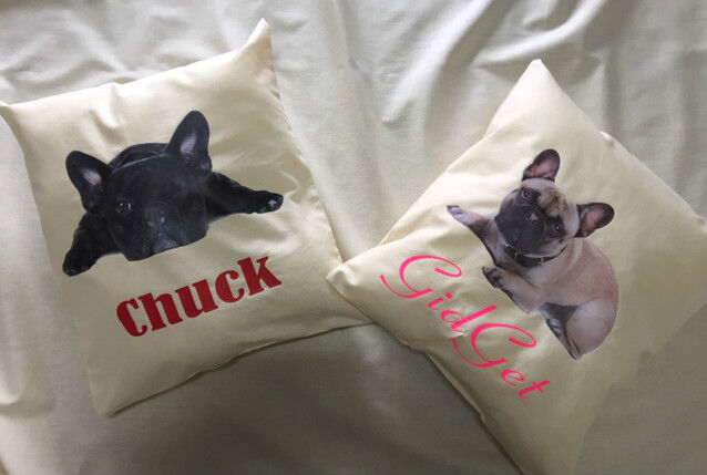 personalised cushions French Bulldogs  Australian made