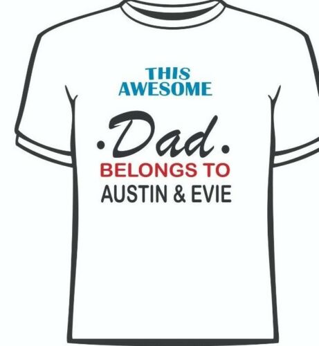 Father day  shirt personalised